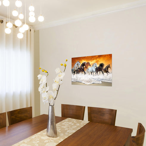 Wandbilder Wohnzimmer XXL Pferde Moderne Bilder Tiere